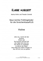 Weihnachtslieder Streicherklasse - Violine