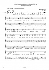 Zehn Weihnachtsmotetten zu fnf Stimmen, op. 68 - Stimmensatz B (mit Tenor im Altschlssel)