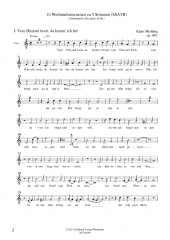 Zehn Weihnachtsmotetten zu fnf Stimmen, op. 68 - Stimmensatz B (mit Tenor im Altschlssel)