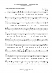 Zehn Weihnachtsmotetten zu fnf Stimmen, op. 68 - Stimmensatz B (mit Tenor im Altschlssel)