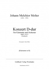 Klarinettenkonzert D-dur MWV VI/37 - Klarinette in D
