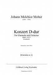 Klarinettenkonzert D-dur MWV VI/37 - Klarinette in A