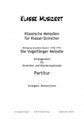 Die Vogelfnger Melodie (Streicher und Klavier) - Set