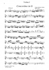 Concertino in G - Violine II (MWV IX/27)