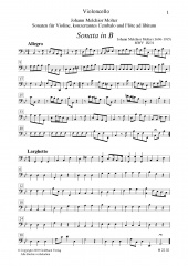 Sonaten fr Violine, Flte u. Konzert  - Violoncello (MWV IX/31-36)