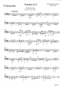 Sonata in E - Violoncello (MWV XI/8)